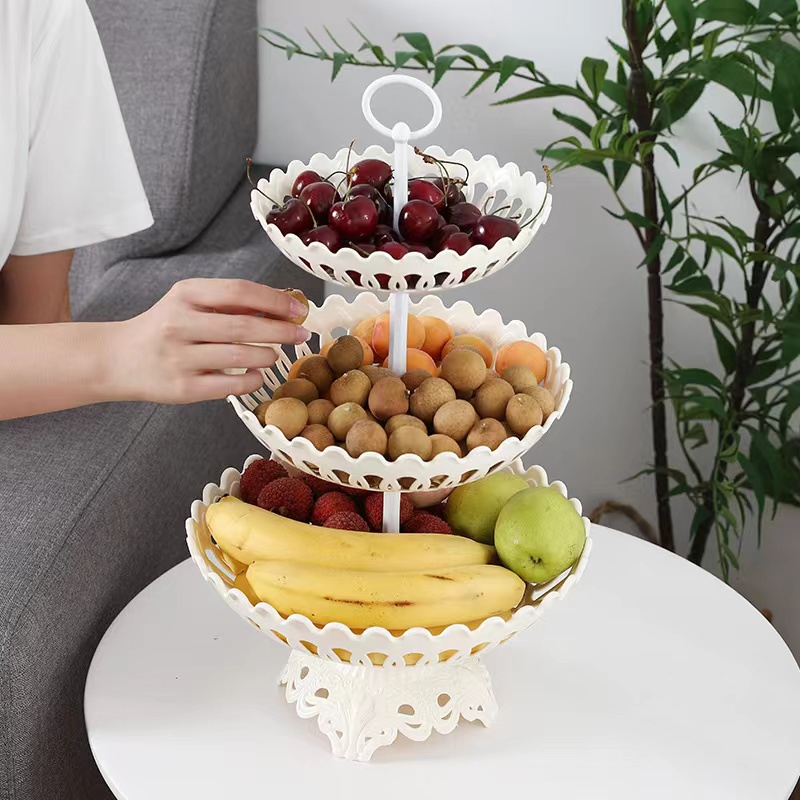 Cupcake Stand/FruitDessert Table/Rak Makan Kue Buah Cake Plate Stand Display/Pastry Plate