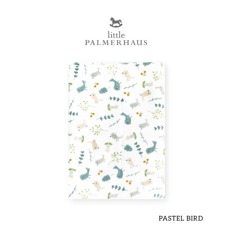 Little Palmerhaus Tottori Premium Baby Towel / Handuk bayi Tottori-Pastel Bird