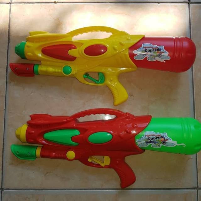 MAINAN PISTOL AIR ANAK BESAR - TEMBAK TEMBAKAN WATER GUN EDUKATIF