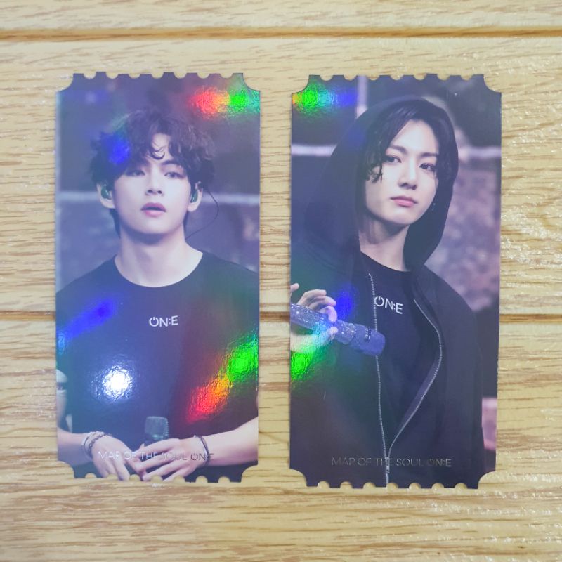 TICKET HOLO BTS JK V MOTS ONE [BOOKED]