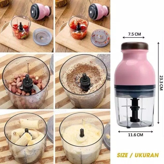 Blender Portable Mini Blender Kapsul Cutter Quatre Elektrik Juicer Blender Penggiling Daging-1