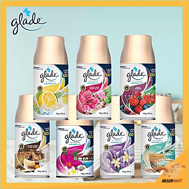 ORIGINAL Glade Matic Spray REFILL Air Freshener 146 gr / 225 ml / Pengharum Ruangan / HELLOMARTID