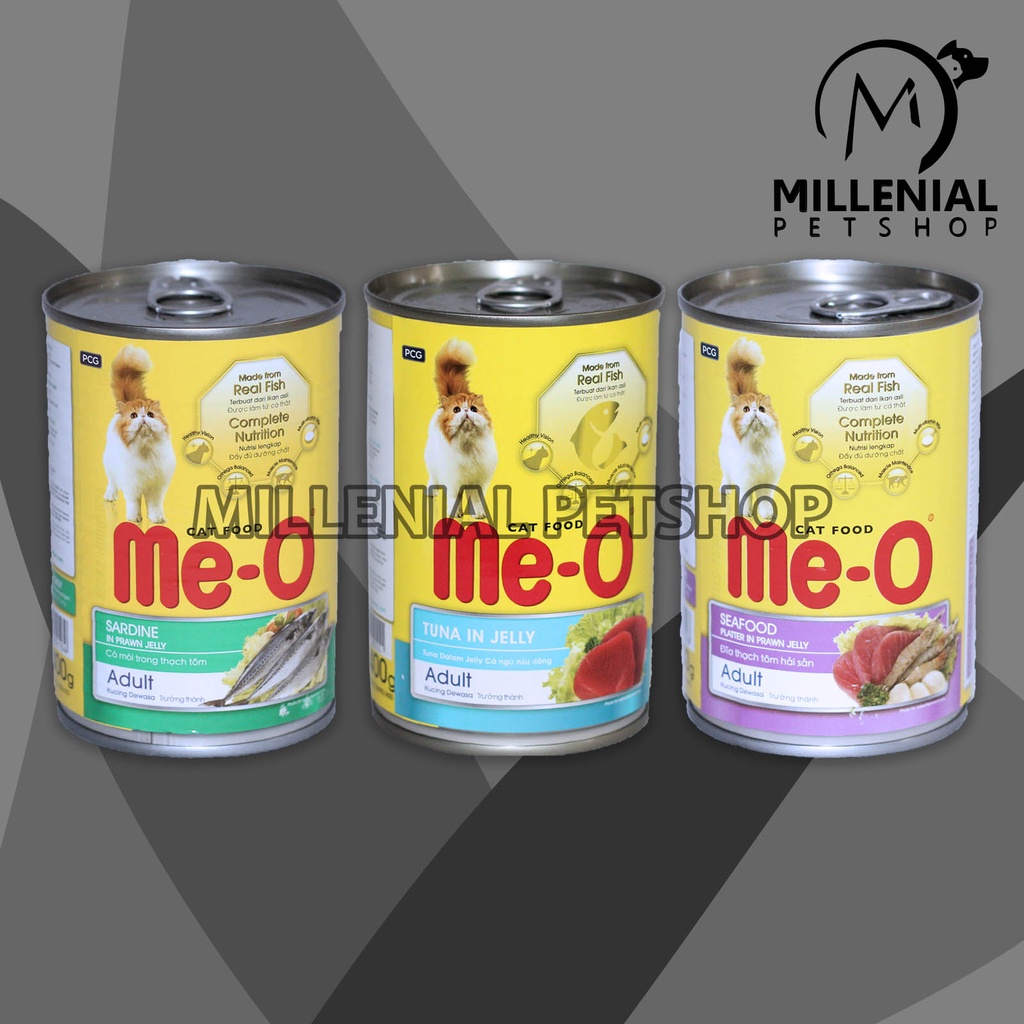 Cat Food / Makanan Kucing MeO / Me'O All Varian 400Gram