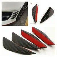 Variasi Mobil Sirip Mobil Efek Ventilasi Bumper Corner Sudut Depan Karet Mobil Variasi Eksterior Fins Lips