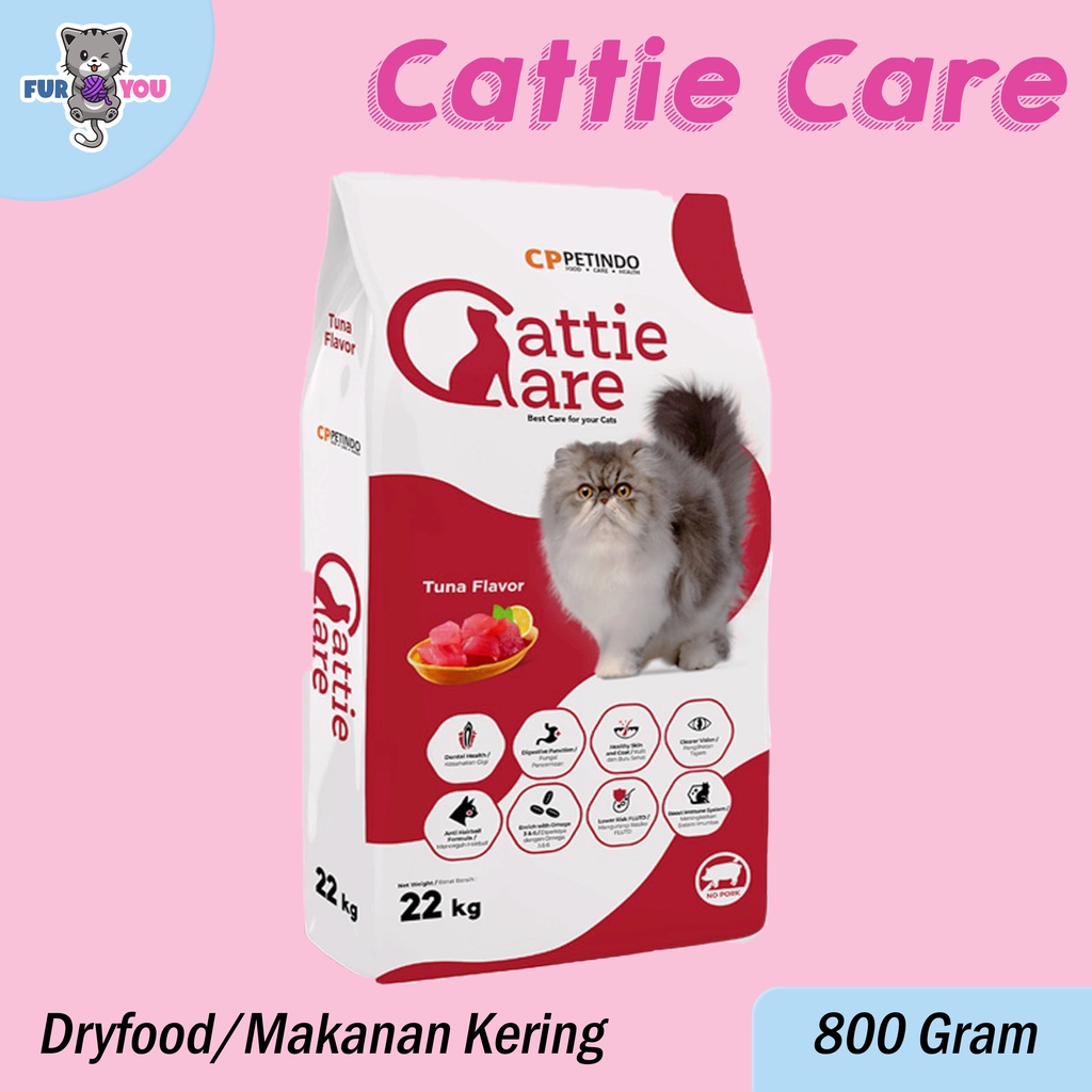 Cattie Care Tuna Makanan Kering Kucing