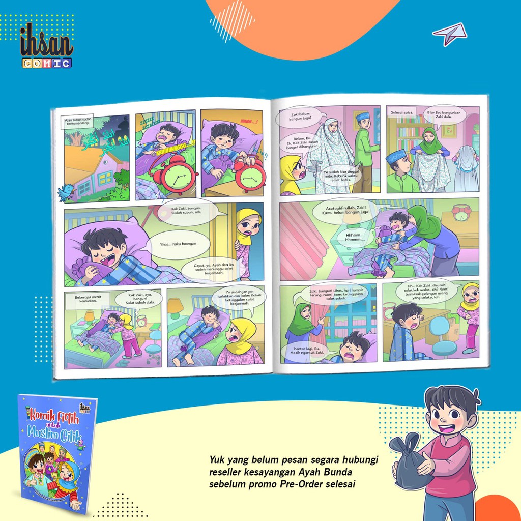 Komik Fiqih untuk Anak Muslim Vol 1 &amp; 2