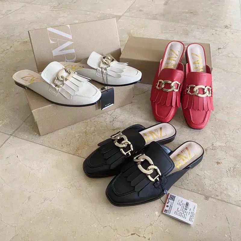 Sandal Wanita Zara Chain GZR352 Sandals Import