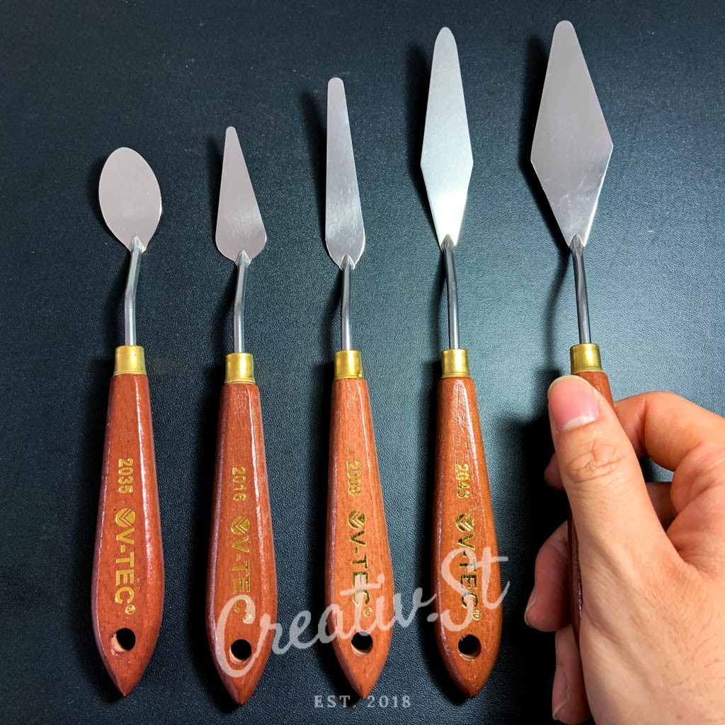 

V-TEC Painting Knife Paint Knife Pisau Palet Satuan (+ Dus)