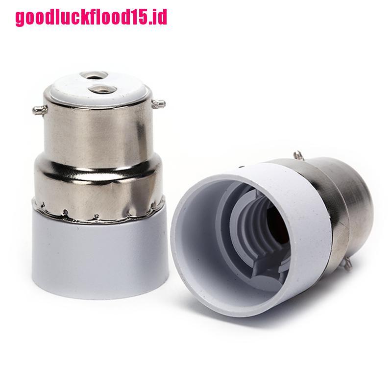 {LUCKID}B22 to E14 Light Bulb Lamp Socket Base Extender Converter Adapter Holder