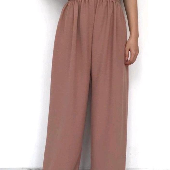 READY CRINKLE AIRFLOW LOOSE PANTS VARIASI KANCING/KULOT CRINKLE AIRFLOW HIGHWAIST / KULOT CRINKLE KA