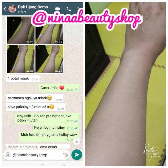 PEMUTIH BADAN LOTION PEMUTIH BPOM NRGLOW RJNSKIN PUTIH CEPAT