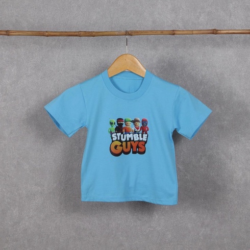 Jeco fashion tshirt anak Stumble Guys (print)