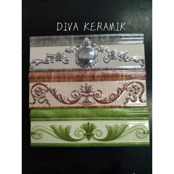 LIS IMPORT A36 GREY, GREEN, BROWN-LIS KERAMIK-DEKORASI KERAMIK