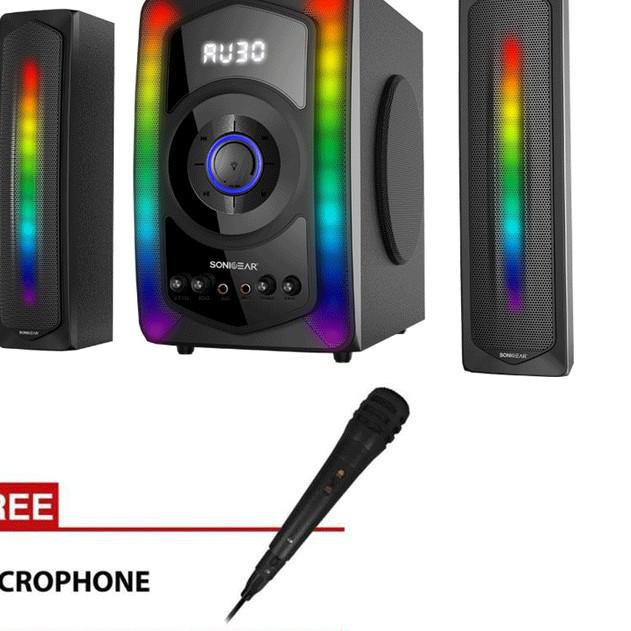 Terbagus.. SonicGear EVO 11 BTMI Free 1pcs Mic -Multimedia BluetoothSpeaker