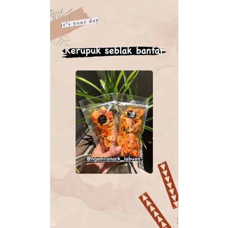 

kerupuk seblak bantat