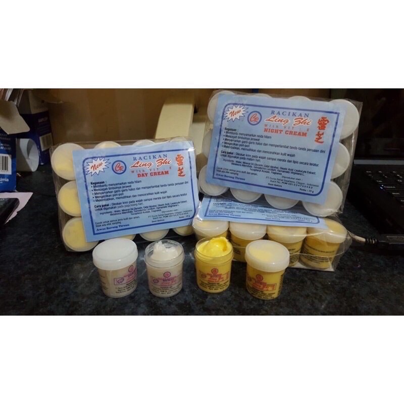 Cream Wajah Lingzhi || Ling Zhi Original [Siang&Malam]