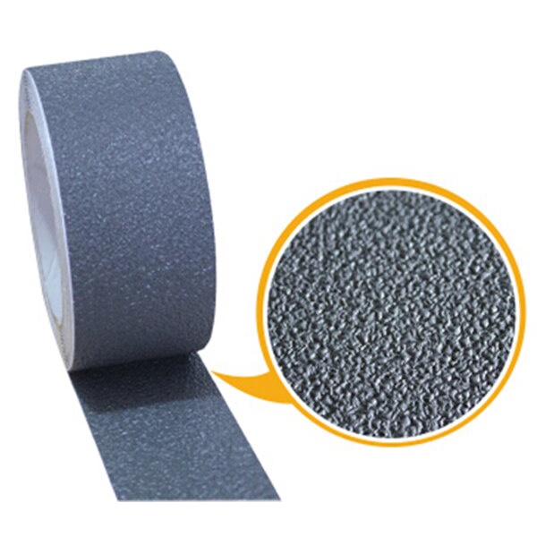 Stiker Anti Slip Lantai Kamar Mandi 20x380mm 6 PCS Shower Strips - Gray