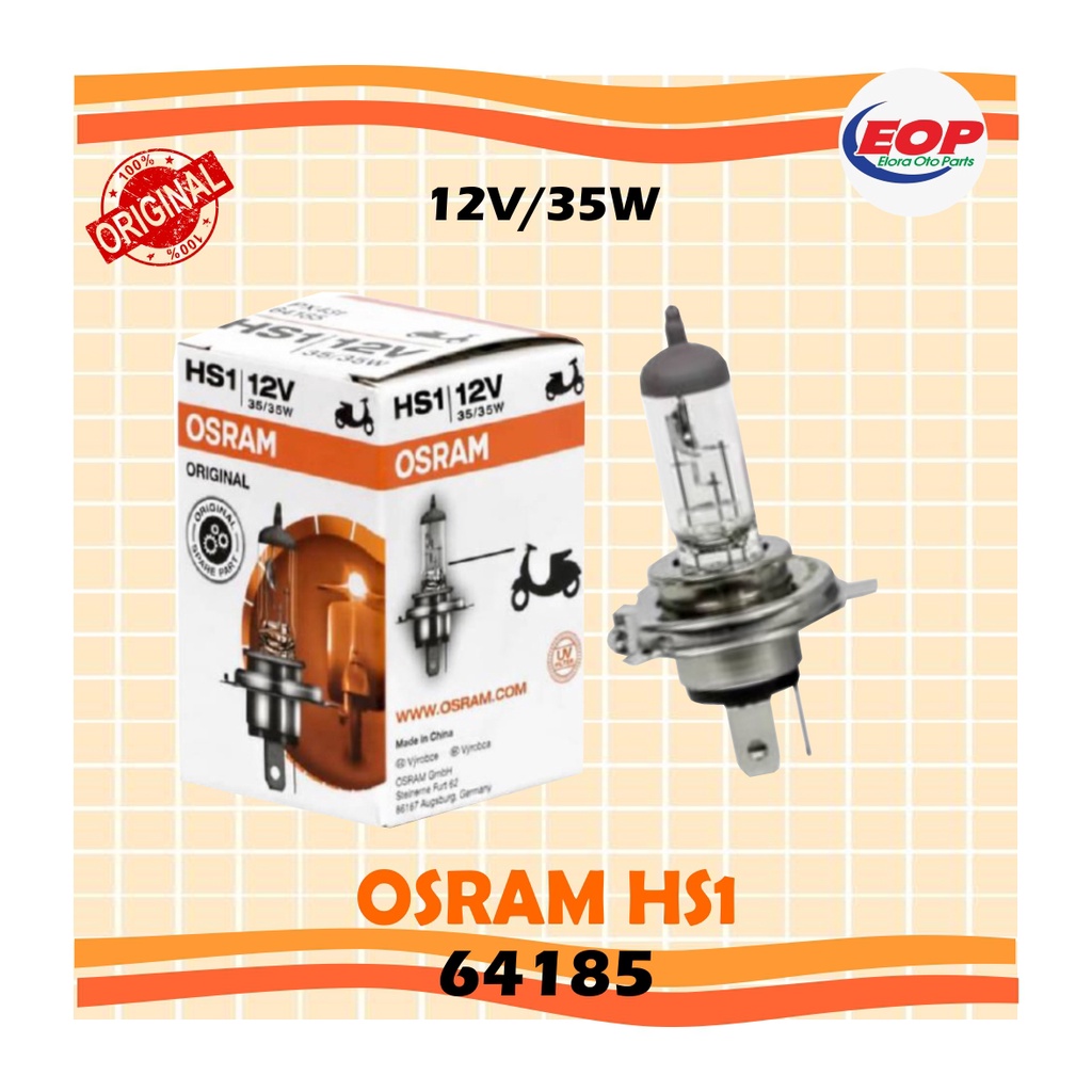 OSRAM HALOGEN Vixion Hs1 12v 35w kaki 3 64185