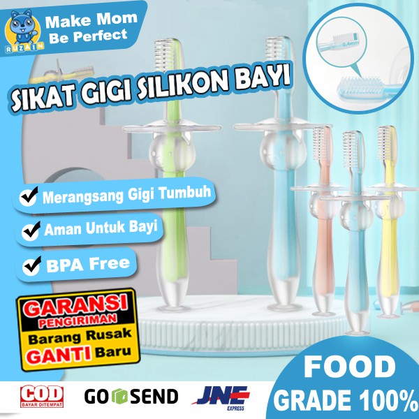 Teether Sikat Gigi Latihan Untuk Anak Dari Bahan Silikon | Sikat Gigi SOFT SILICONE | Ruzain Mall