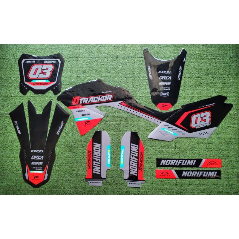 Decal Sticker KlXBF/KLX OLD/GORDON/D'TRACKER/CRF/WR SUPERGLOSSY
