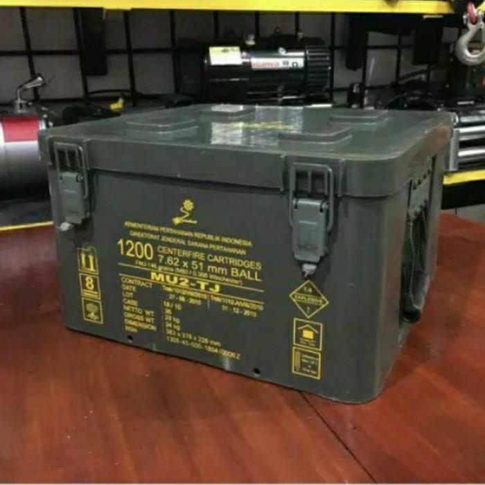 Box Kotak Bekas Isi Munisi / Kotak Peluru Plastik Pindad Serbaguna