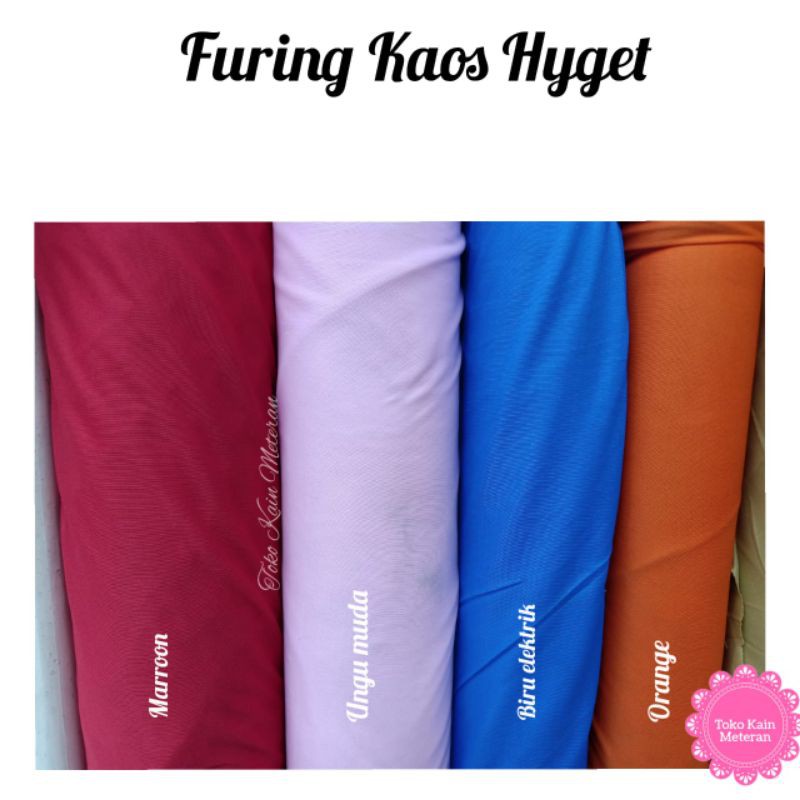 Kain Furing Kaos Hyget Super / Bahan Lapisan Kain