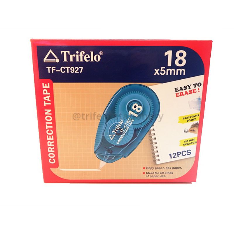 

Tipe-X Kertas Trifelo TF CT927 18x5mm