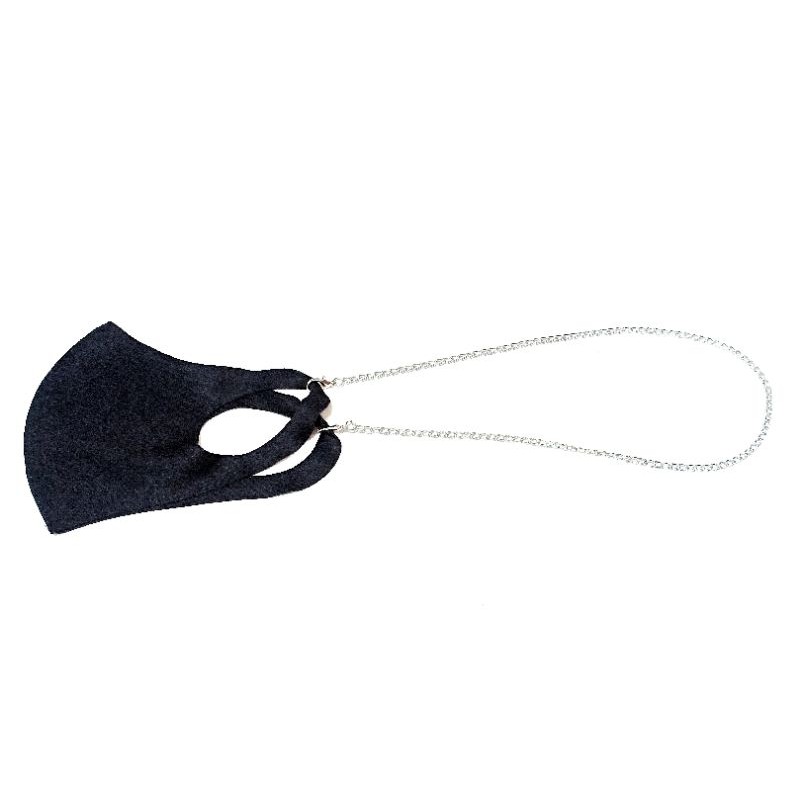 Kalung Gantungan Masker Strap Mask Hanging Silver Chain Series