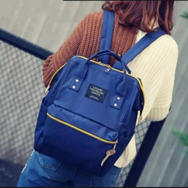 TAS RANSEL PUNGGUNG ANELLO LOOK ALIKE BACKPACK TAS SEKOLAH FASHION KOREA