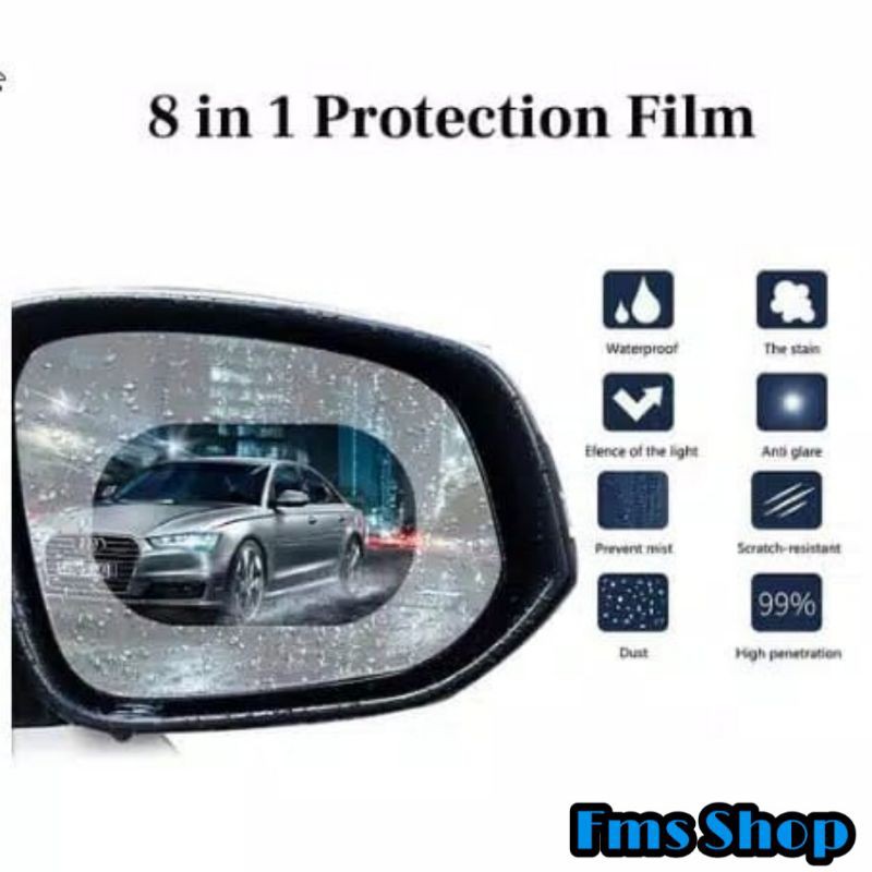 Anti Embun Spion Mobil - Stiker Anti Fog - Pelindung Spion Mobil - Sticker Anti Fog