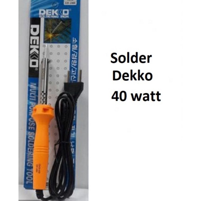 SOLDER DEKKO 40 WATT SOLDER LISTRIK