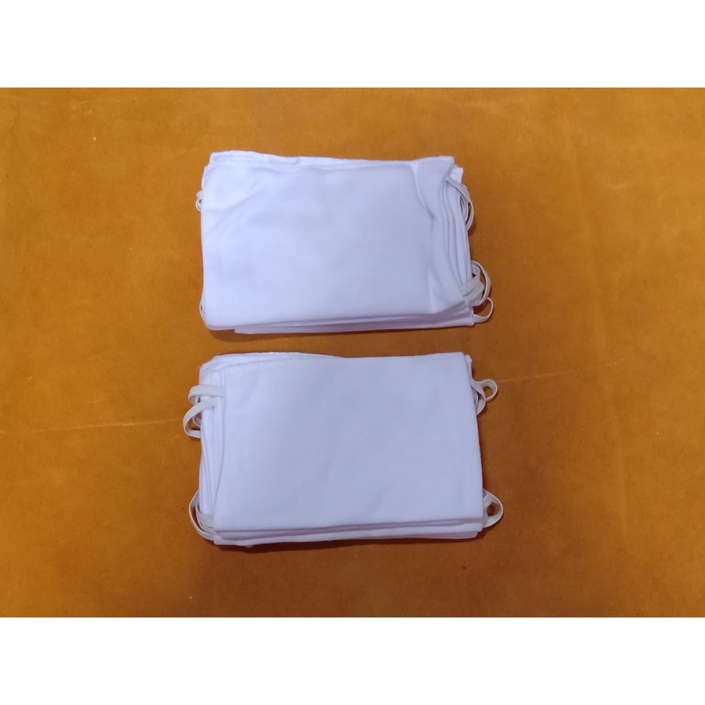 MASKER KATUN PUTIH TALI KARET
