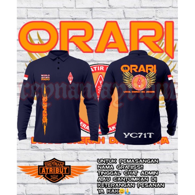 kaos polo orari / kaos wangki orari / kaos berkerah orari