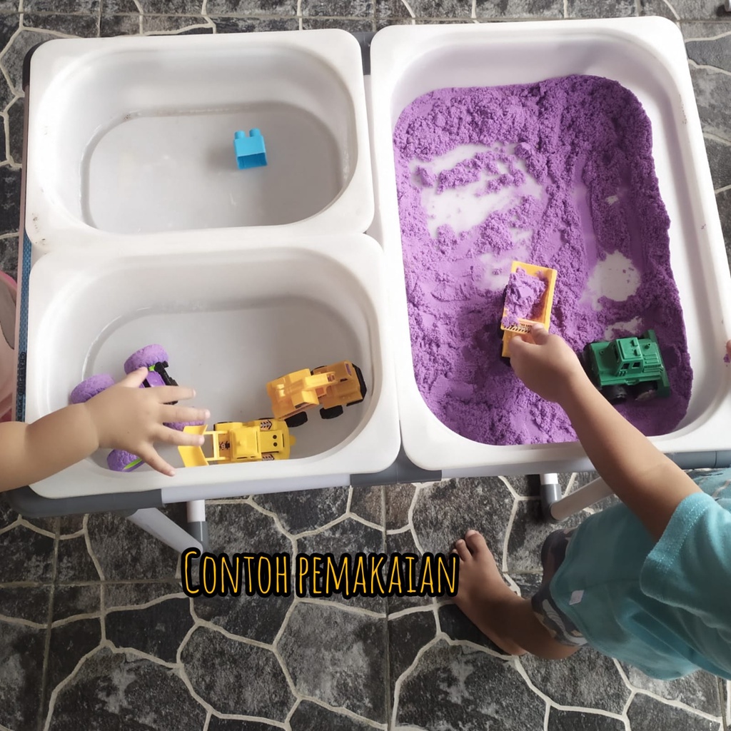 amahrip Rangka meja sensory play anak table sensory play