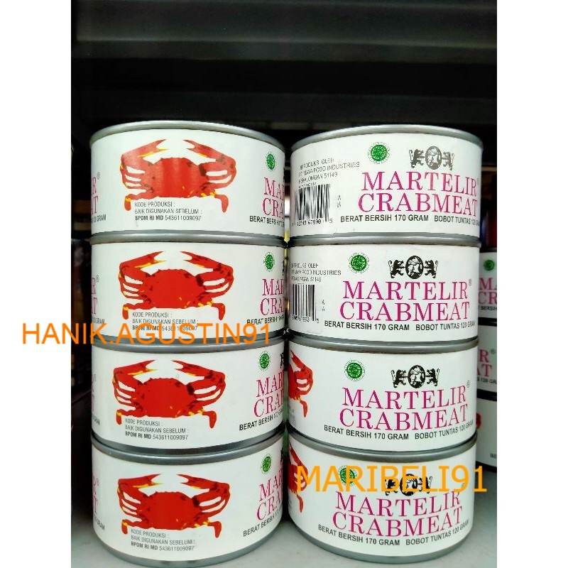 

MURAH Kepiting Kaleng / Martelir Crab Meat maribeli91