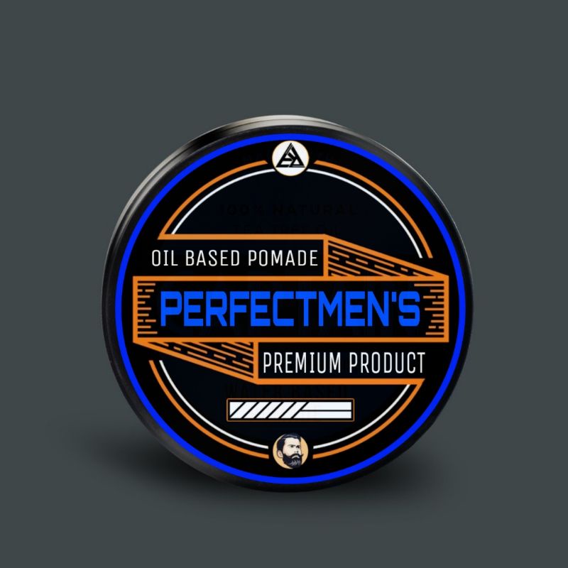 POMADE PERFECTMENS Oilbased 65gr PREMIUM style BEST QUALITY (Gratis sisir+sticker+exclusive box) GOOD PRODUCT pomade oilbased  TERMURAH