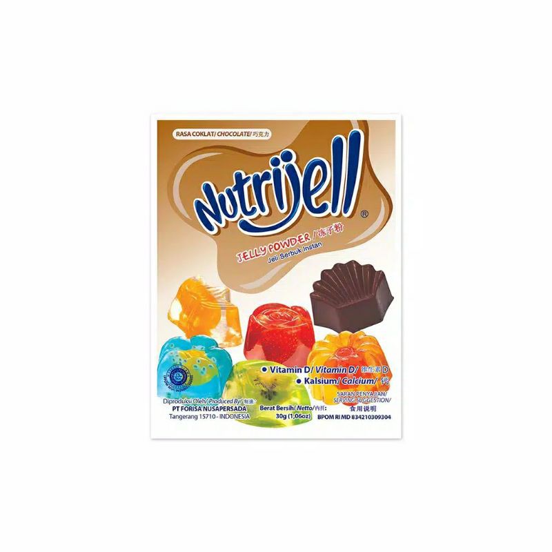 

AGAR AGAR JELLY POWDER NUTRIJELL GUAVA / JAMBU BIJI 15GR