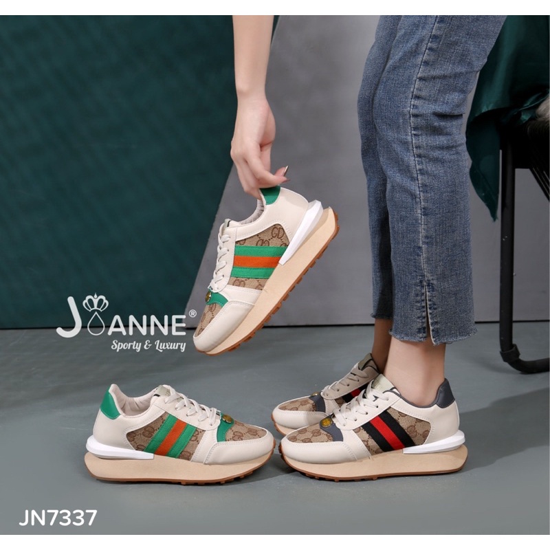 [ORIGINAL] JOANNE Highsole Sporty Sneakers Shoes Sepatu Wanita #JN7337