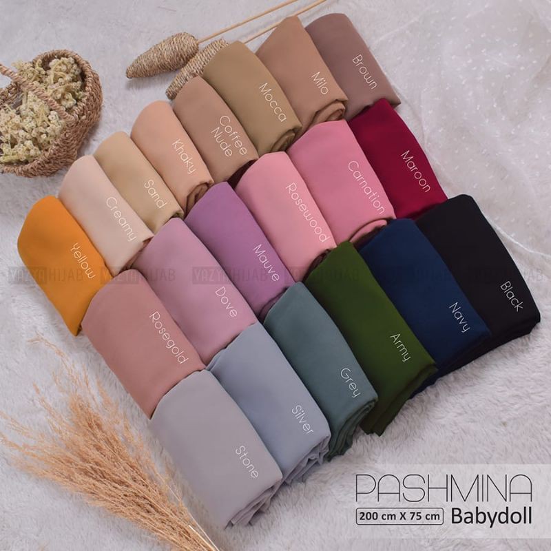 Pashmina Ceruti Babydoll panjang 200