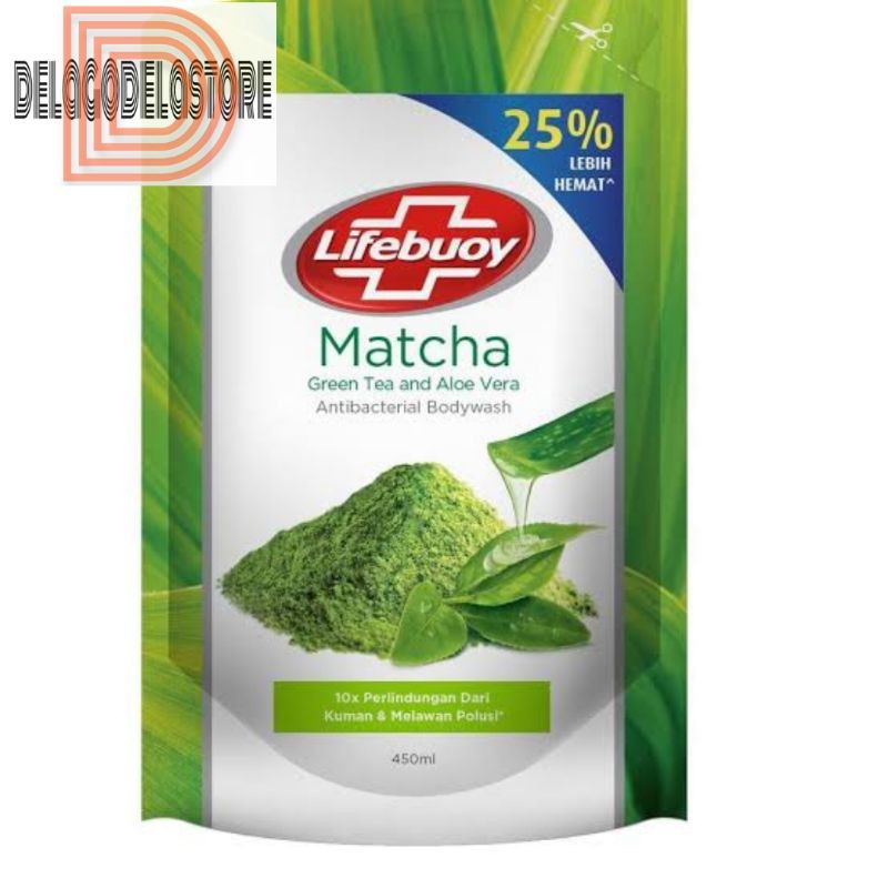 Lifebuoy Bw Matcha 450ml Sabun Cair