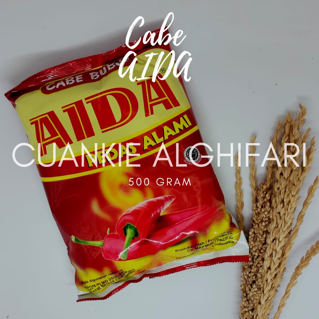 Cabe kering AIDA 500 gram ,,, di jamin pedassss,,,