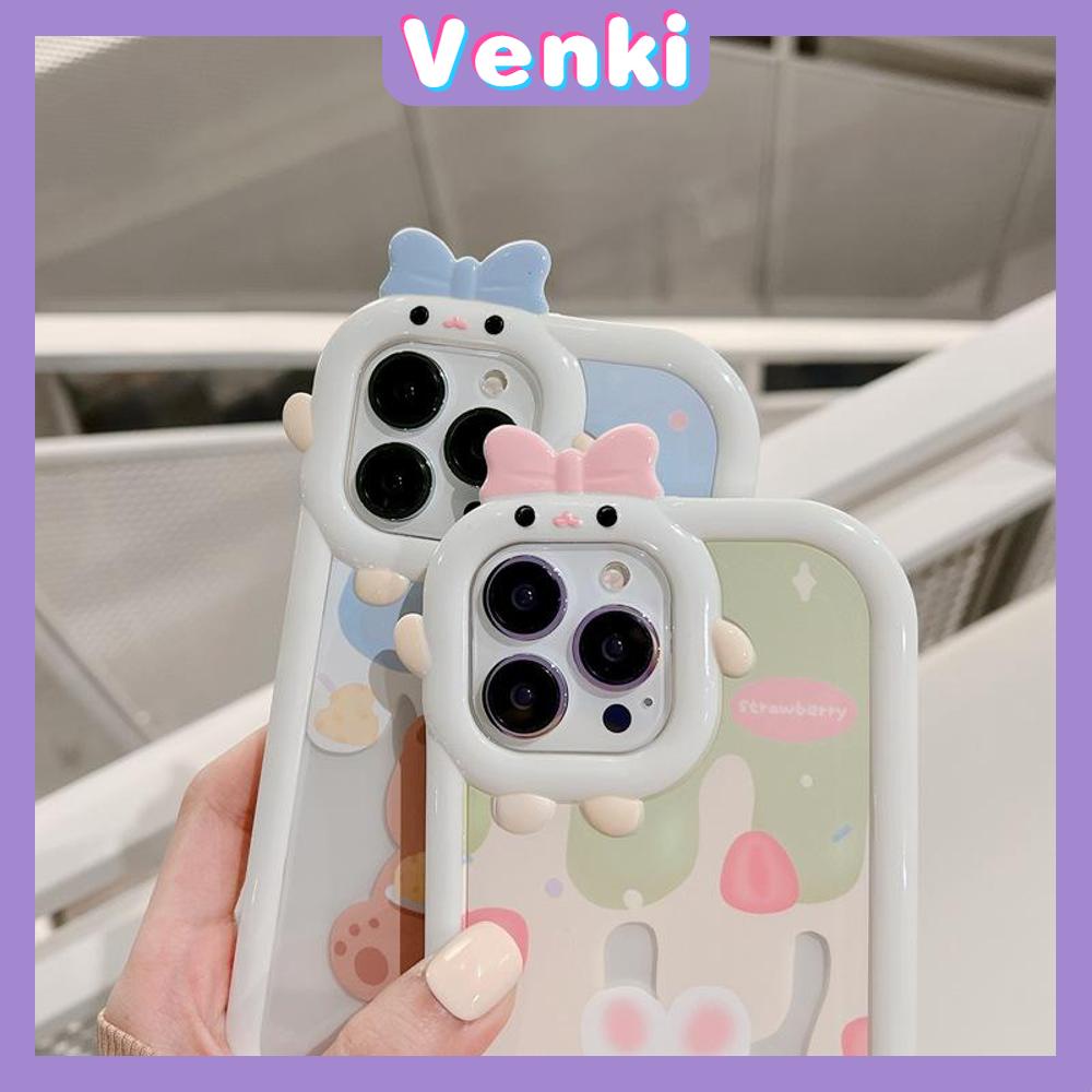 iPhone Case Silicone Soft Case Clear Case Airbag Shockproof Protection Camera Shiny Feel Bear Cartoon Cute Compatible For iPhone 11 Pro Max 13 Pro Max 12 Pro Max 7Plus xr XS Max