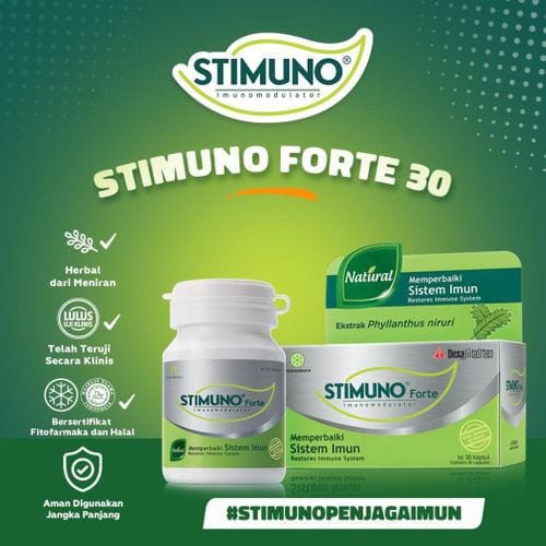 Stimuno Forte 30 Meningkatkan Imun Daya Tahan Tubuh