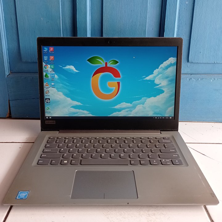 Lenovo ideapad 120S-14IAP Silver 14 inch SSD 128GB  Windows 10 Laptop Second Slim Tipis