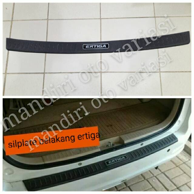 Silplate belakang suzuki ertiga