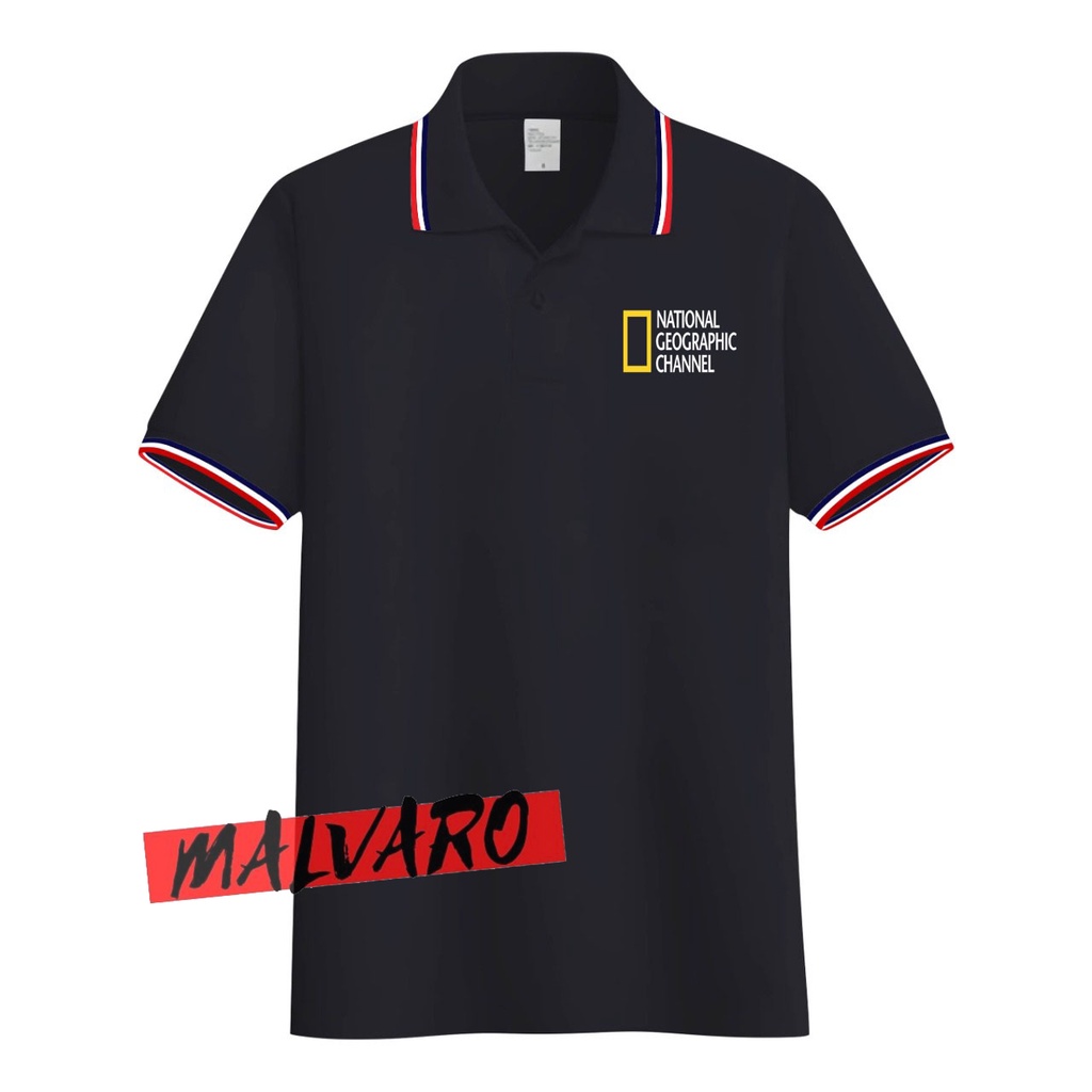 MALVARO Polo Shirt / Polo List / Kaos Kerah Pria / Kaos Polo / Tshirt Pria N-9 (CL)