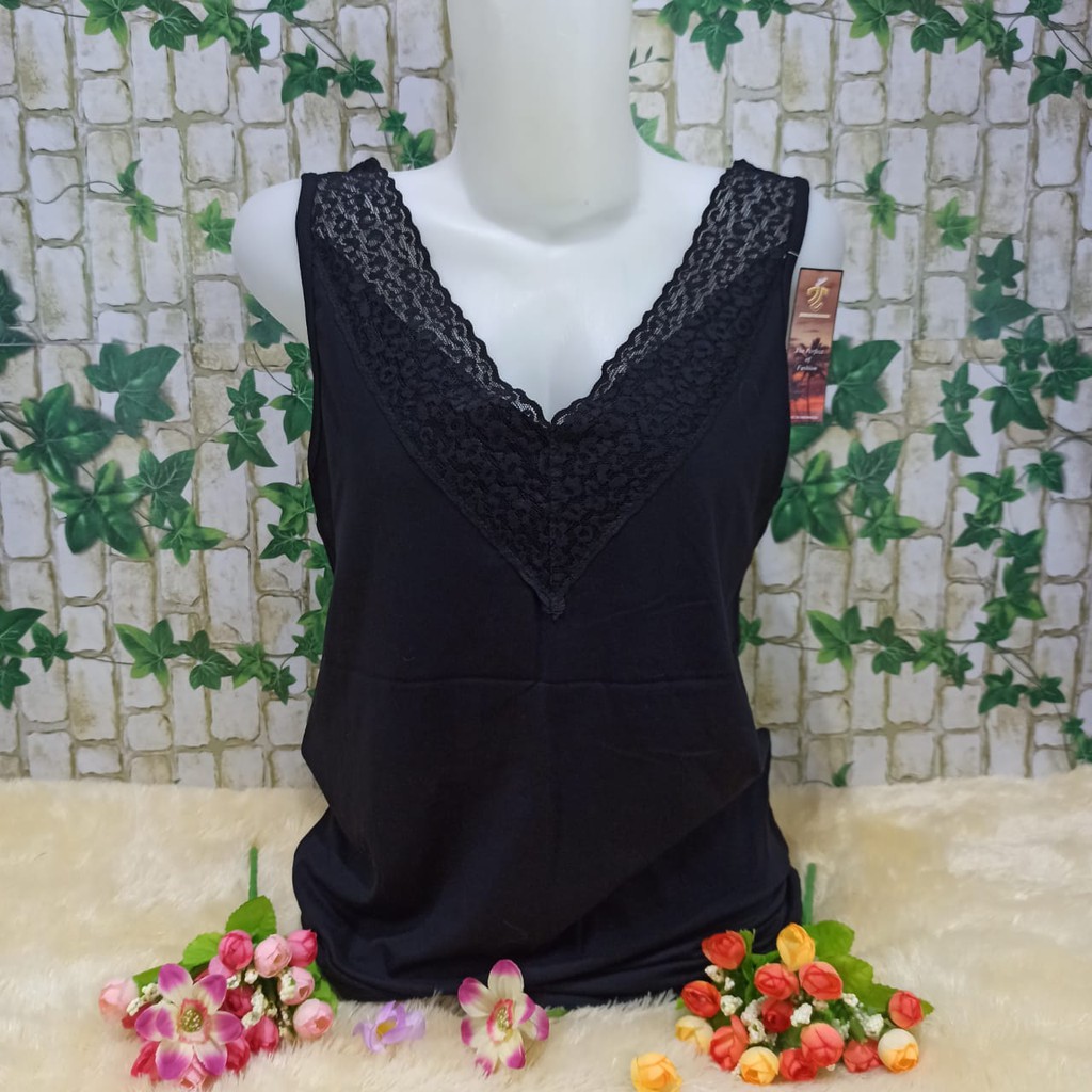 Tanktop/Singlet Jumbo XXL Renda V-1