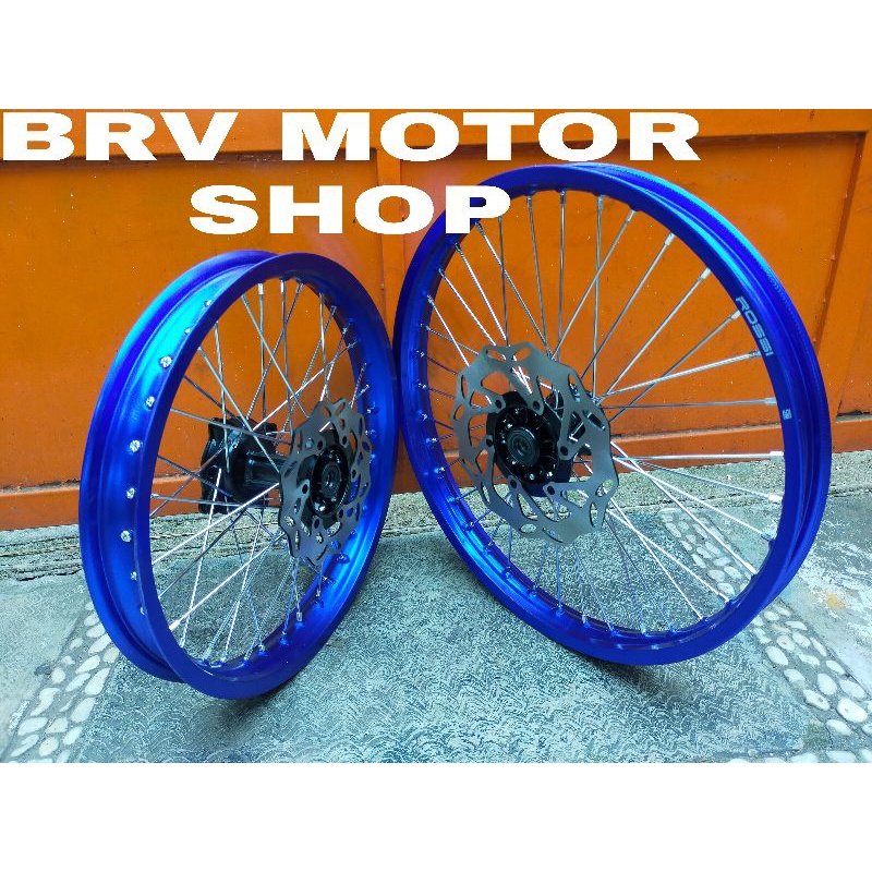 Velg Klx150 Ring 18-21 Ama 16-19. / velg 18+21 Tromol Ori Klx