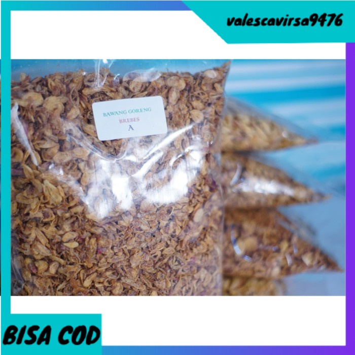 

⭐BISA COD⭐ 1Kg Bawang Merah Goreng Brebes Kiloan GRADE A