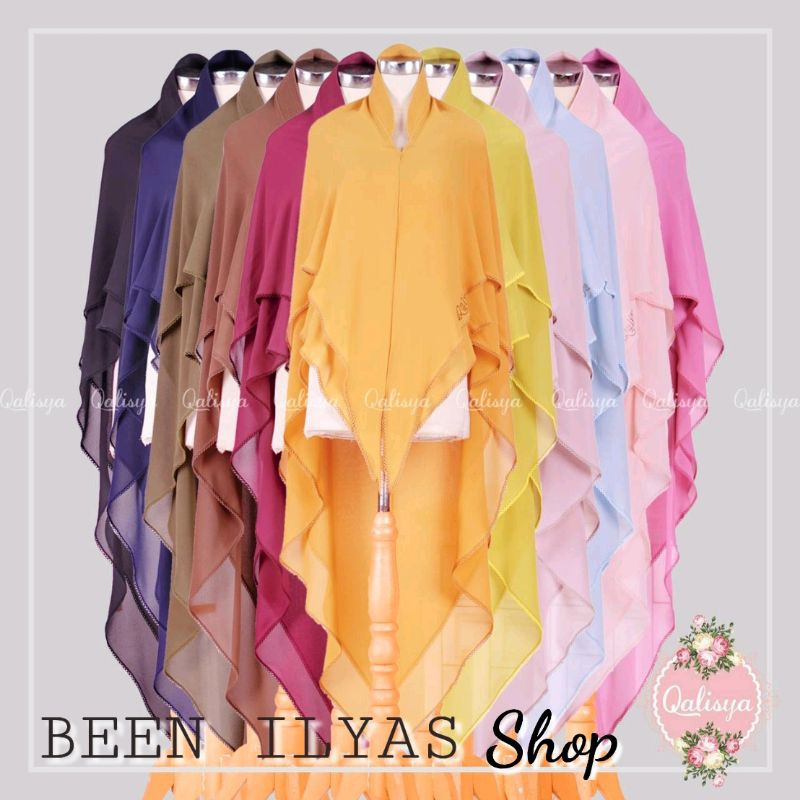 QALISYA MABRUKAH ORI/KHIMAR 2 LAYER/KHIMAR JUMBO/CERUTY BABYDOLL